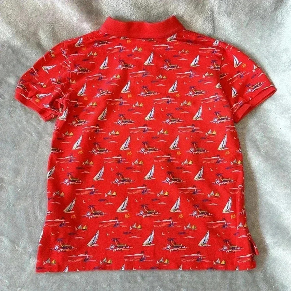 POLO - Ralph Lauren -  polo shirt. Size M (10/12) - Picture 4 of 4